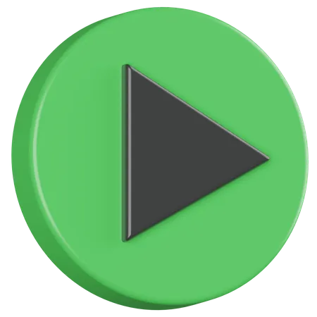 Bouton jouer  3D Icon