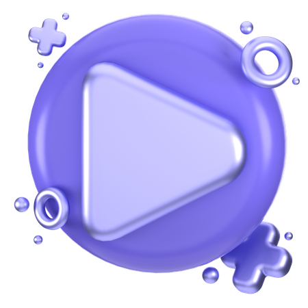 Bouton jouer  3D Icon