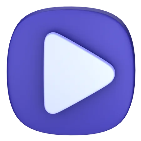 Bouton de lecture vidéo  3D Icon