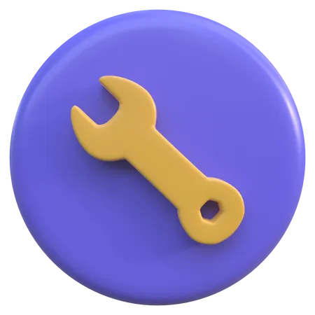 Bouton de réglage  3D Icon