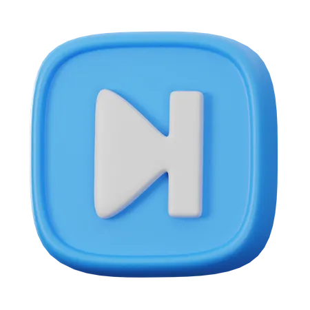 Bouton sauter suivant  3D Icon