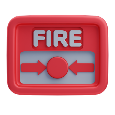 Bouton de tir d'urgence  3D Icon