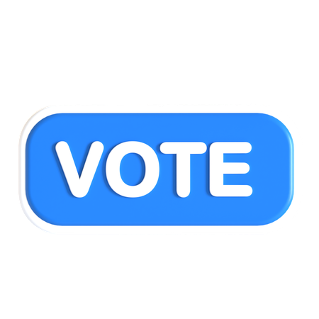 Bouton voter  3D Icon