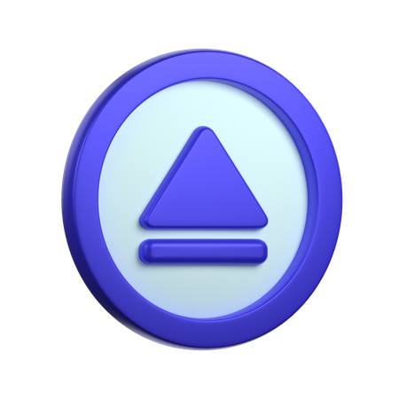 Bouton d'éjection  3D Icon