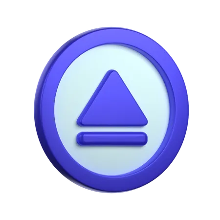 Bouton d'éjection  3D Icon