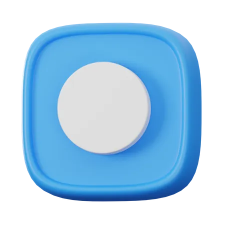 Bouton d'enregistrement  3D Icon