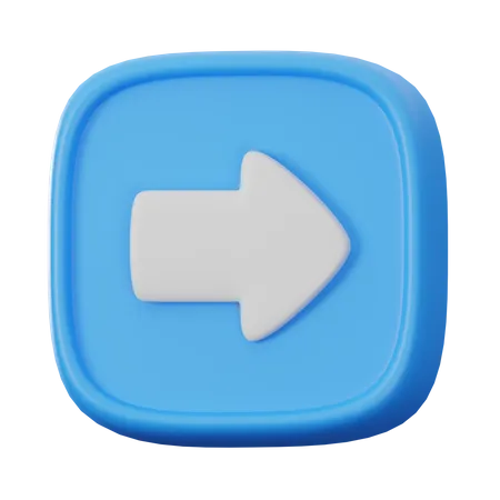 Bouton de droite  3D Icon