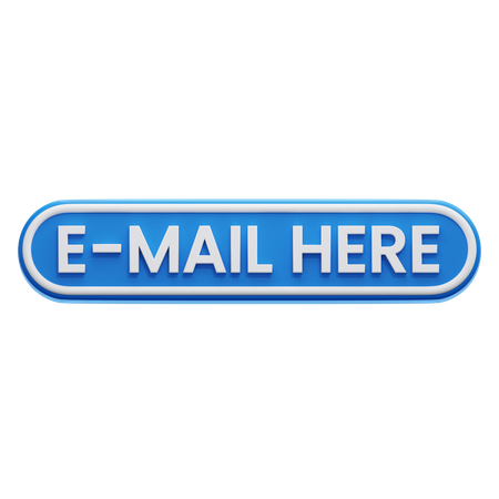 Bouton envoyer un e-mail ici  3D Icon