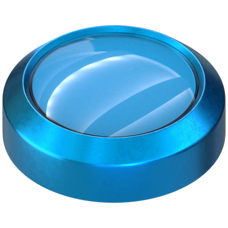 Bouton en verre  3D Icon