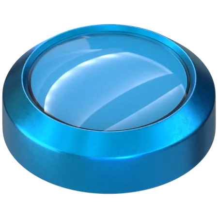 Bouton en verre  3D Icon