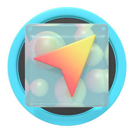 Bouton envoyé  3D Icon