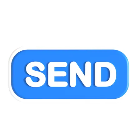 Bouton d'envoi  3D Icon