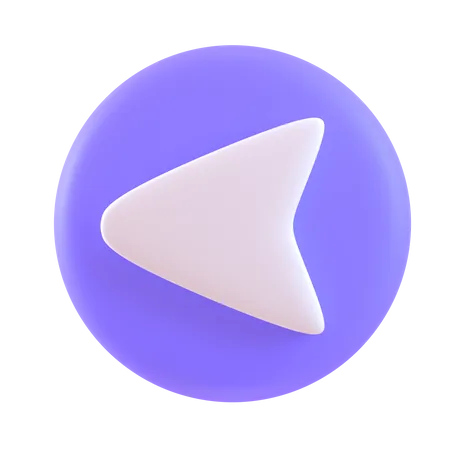 Bouton gauche  3D Icon