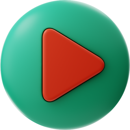 Bouton jouer  3D Icon