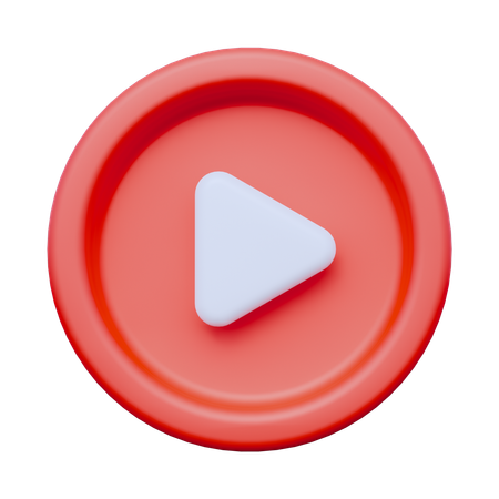 Bouton jouer  3D Icon