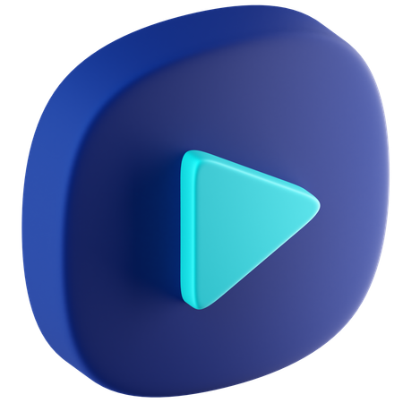 Bouton jouer  3D Icon