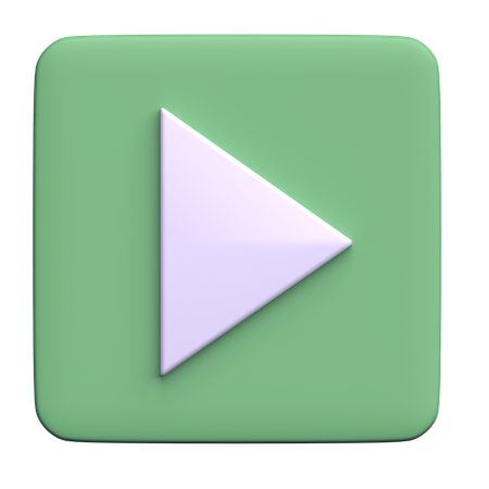 Bouton jouer  3D Icon