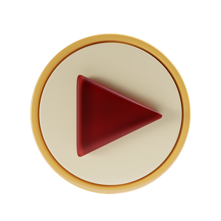 Bouton jouer  3D Icon