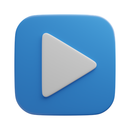 Bouton jouer  3D Icon
