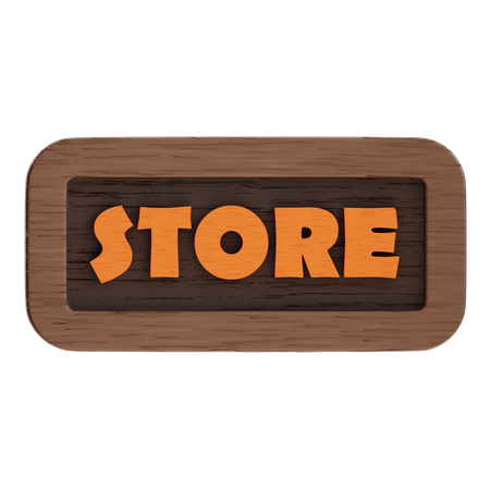 Bouton de magasin  3D Icon