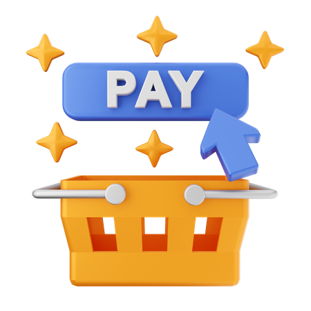 Bouton payer  3D Icon