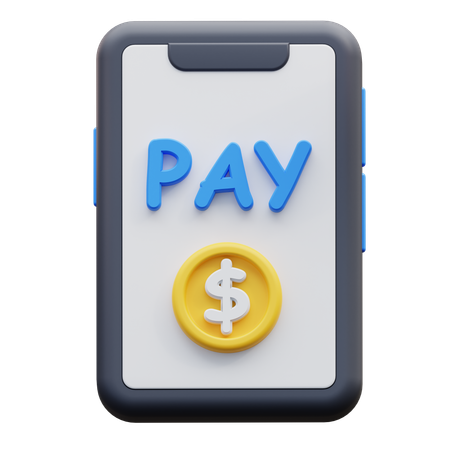 Bouton payer  3D Icon