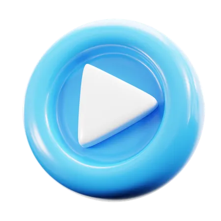 Bouton jouer  3D Icon