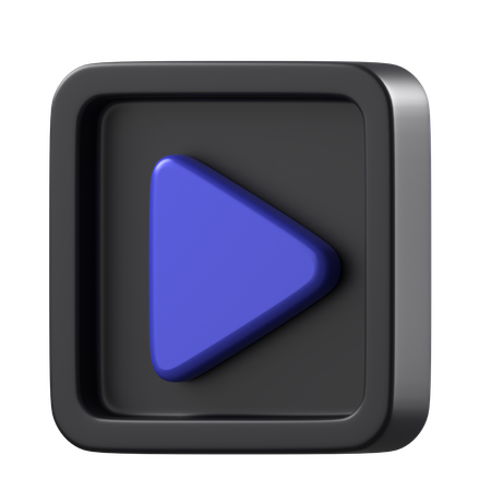 Bouton jouer  3D Icon