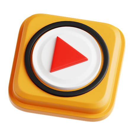 Bouton jouer  3D Icon