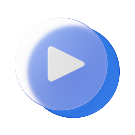 Bouton jouer  3D Icon