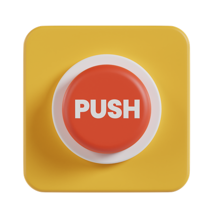 Bouton poussoir  3D Icon