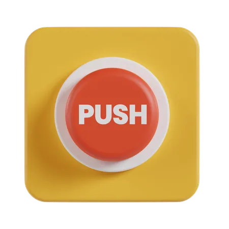 Bouton poussoir  3D Icon