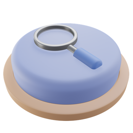 Bouton de recherche  3D Icon