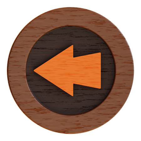 Bouton Retour  3D Icon