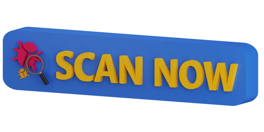 Bouton scanner maintenant  3D Icon