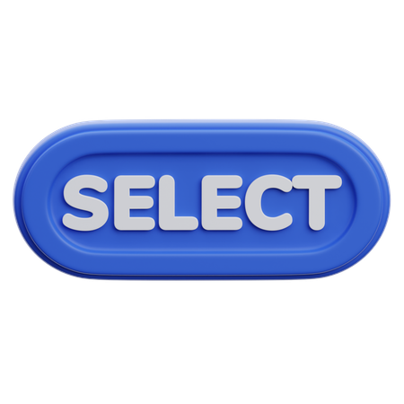 Bouton de sélection  3D Icon