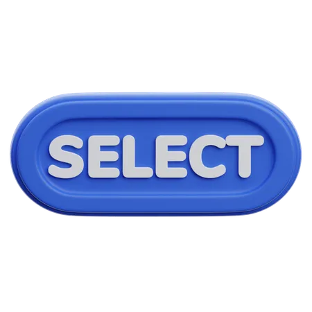 Bouton de sélection  3D Icon