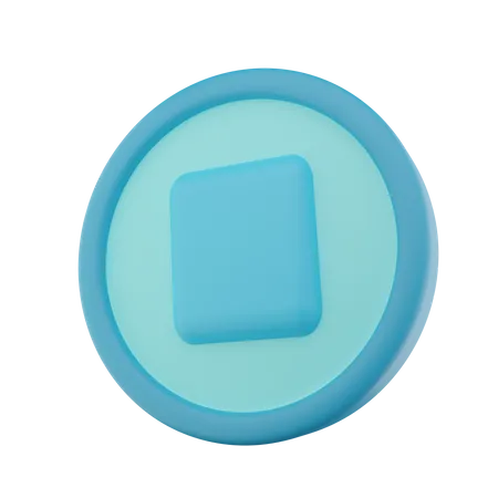 Bouton d'arrêt  3D Icon