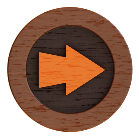 Bouton Suivant  3D Icon