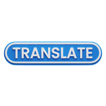 Bouton traduire  3D Icon