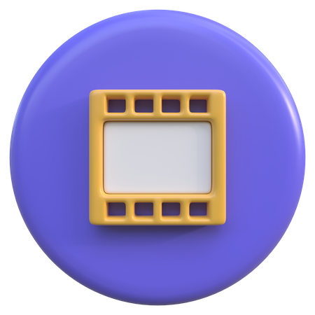 Bouton vidéo  3D Icon
