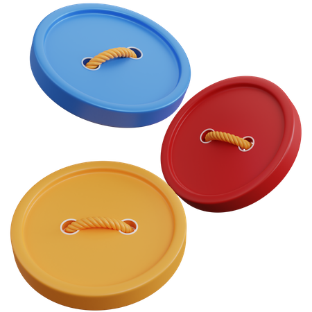 Boutons de chemise  3D Icon