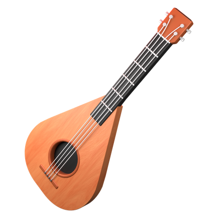 Bouzouki  3D Icon