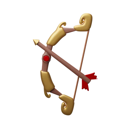 Bow and arrow  3D Icon