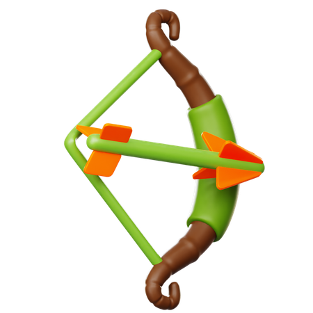 Bow and Arrow  3D Icon