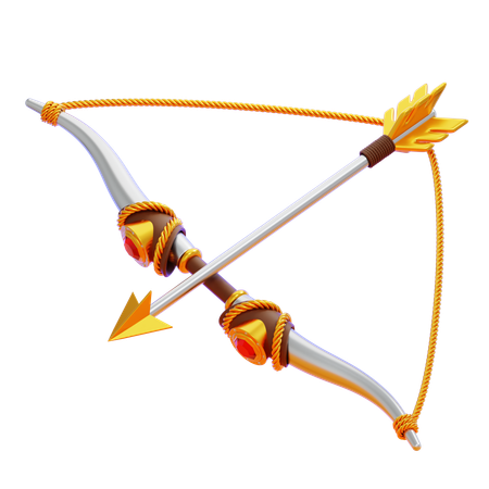 Bow and Arrow  3D Icon