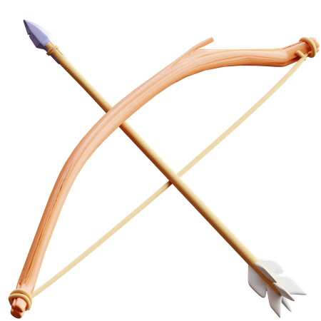 Bow and Arrow  3D Icon