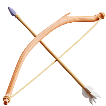 Bow and Arrow  3D Icon