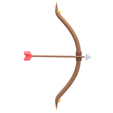 Bow And Arrow  3D Icon