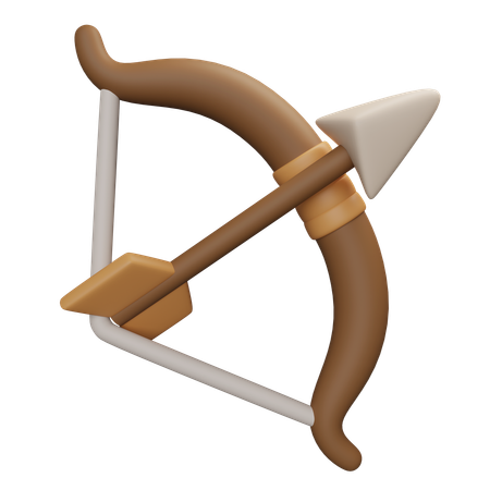 Bow And Arrow  3D Icon